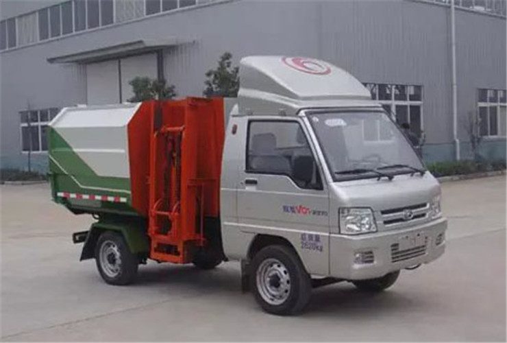CLW5031ZZZB5型福田驭菱挂桶式自装卸垃圾车